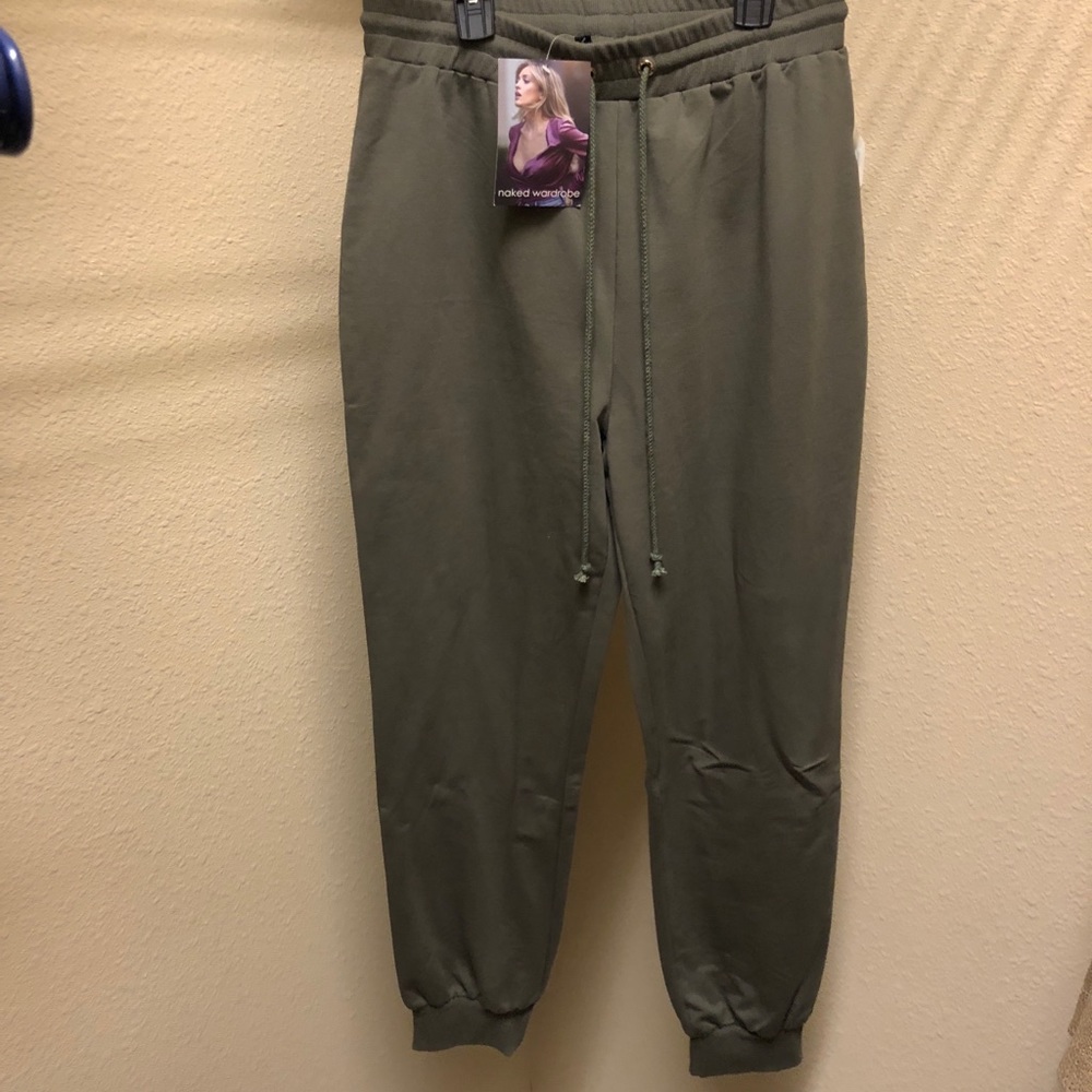Naked wardrobe olive jogger